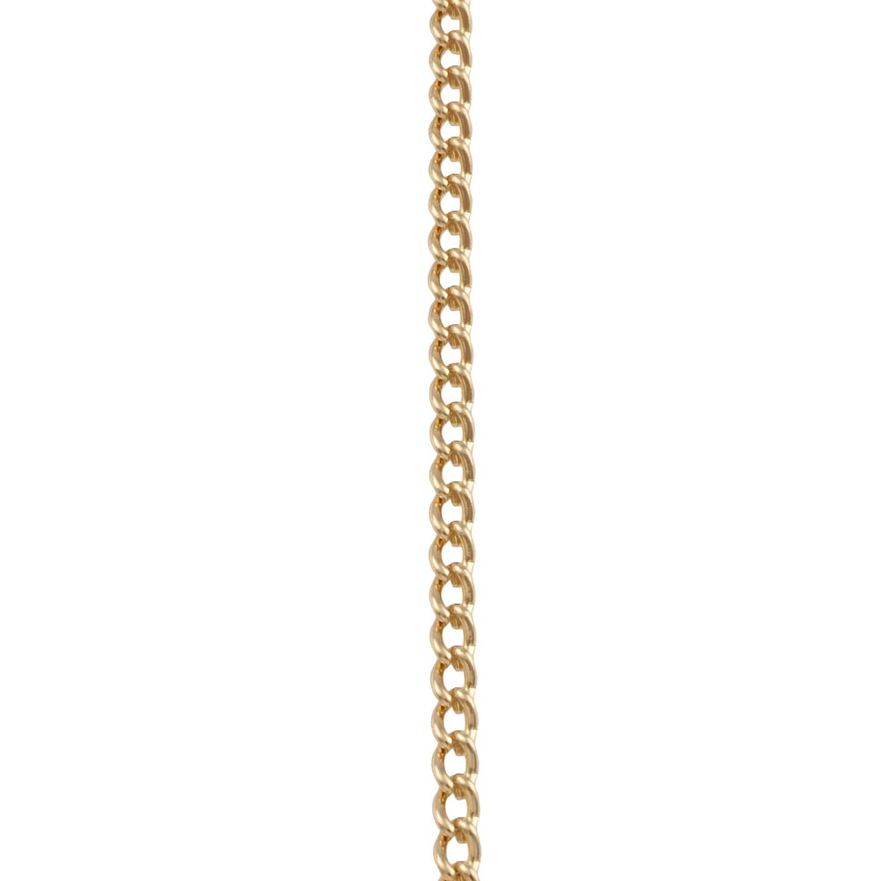 72&#x22; Curb Necklace Chain by Bead Landing&#x2122;
